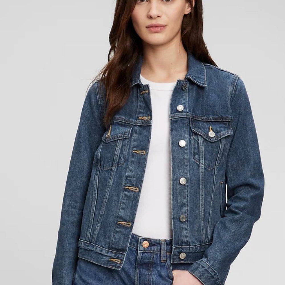 Gap small petite jean jacket